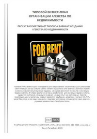 Бизнес план агентства недвижимости - обзор демо-версии отчета